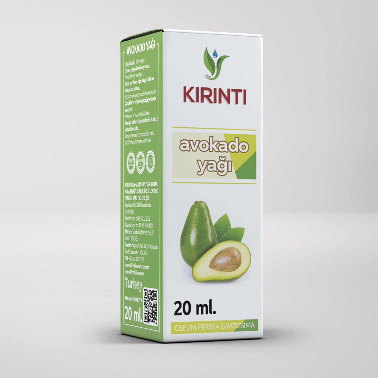 AVOKADO YAĞI 20 ML